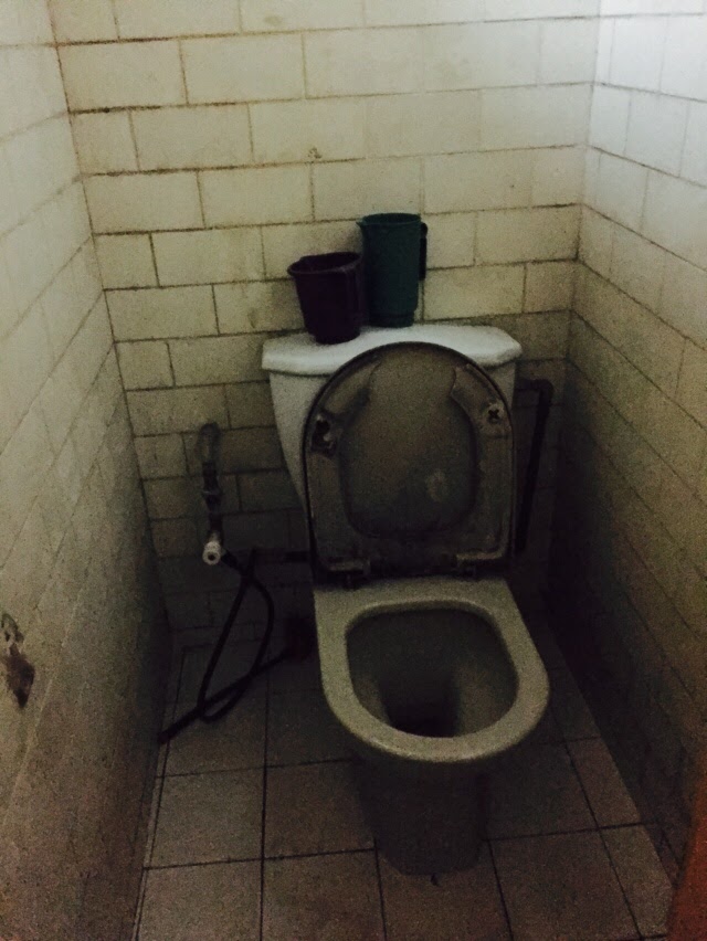 スリランカのコロンボのトイレ
